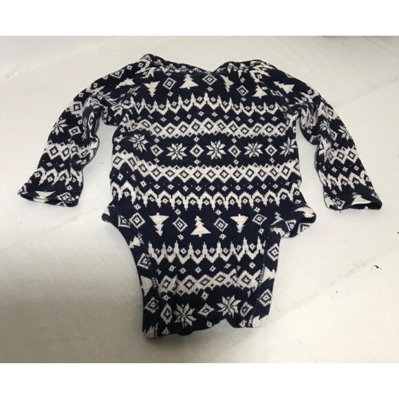 Old Navy Baby Winter-Themed Knit One Piece 0-3 Months Snap Closure - Picture 5 of 6